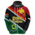 Personalised Penama and Papua New Guinea Day Hoodie Emblem Mix Style LT7 - Polynesian Pride