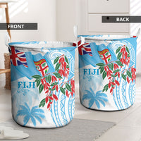 Bula Fiji Day Tagimaucia Palms Laundry Basket Toso Mai Viti LT7 - Polynesian Pride