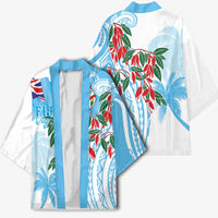 Bula Fiji Day Tagimaucia Palms Kimono Toso Mai Viti LT7 - Polynesian Pride