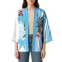 Bula Fiji Day Tagimaucia Palms Kimono Toso Mai Viti LT7 - Polynesian Pride
