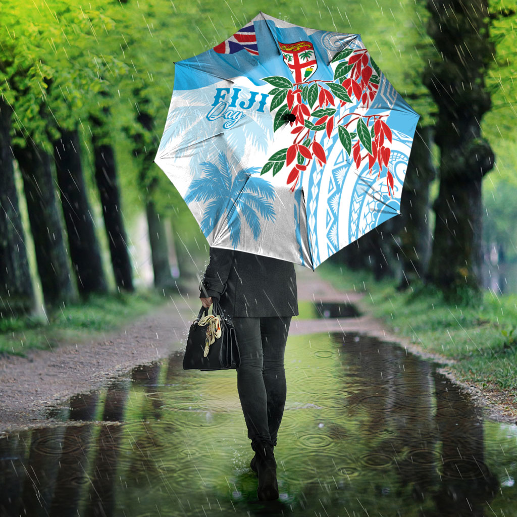 Bula Fiji Day Tagimaucia Palms Umbrella Toso Mai Viti LT7 - Polynesian Pride
