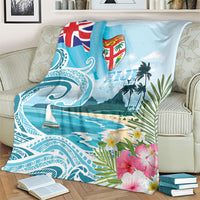 Bula Fiji Seascape Blanket Fiji Day - Islands Heritage LT7 - Polynesian Pride