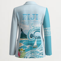 Bula Fiji Seascape Blazer Fiji Day - Islands Heritage LT7 - Polynesian Pride