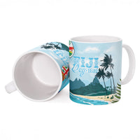 Bula Fiji Seascape Ceramic Mug Fiji Day - Islands Heritage LT7 - Polynesian Pride
