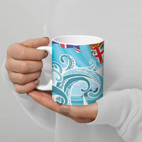 Bula Fiji Seascape Ceramic Mug Fiji Day - Islands Heritage LT7 - Polynesian Pride