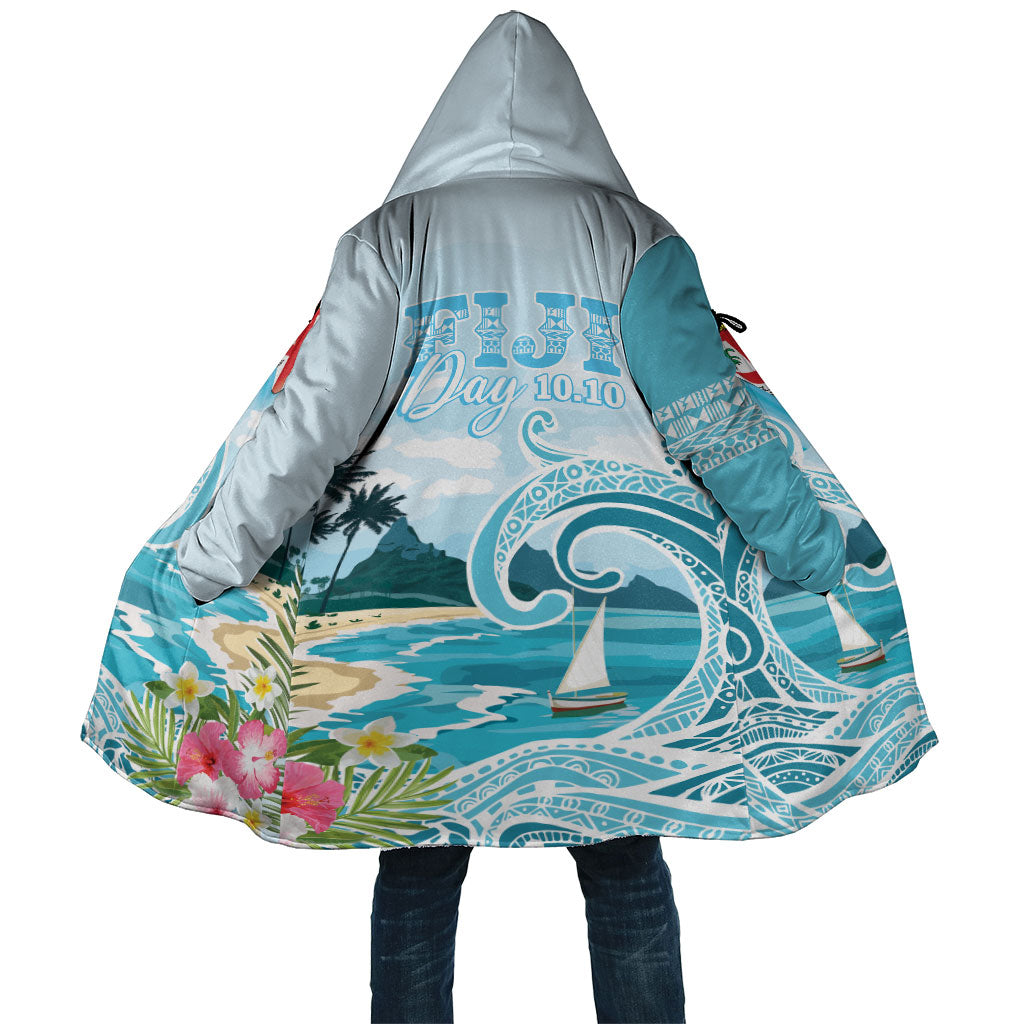 Bula Fiji Seascape Cloak Fiji Day - Islands Heritage LT7 Unisex Multicolor - Polynesian Pride