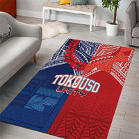 TokoUso Tonga Samoa Brothers Forever Area Rug Ulafala and Heilala Unity LT7 - Polynesian Pride