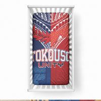 TokoUso Tonga Samoa Brothers Forever Baby Bed Cover Ulafala and Heilala Unity LT7 28 × 52 in Red Blue - Polynesian Pride