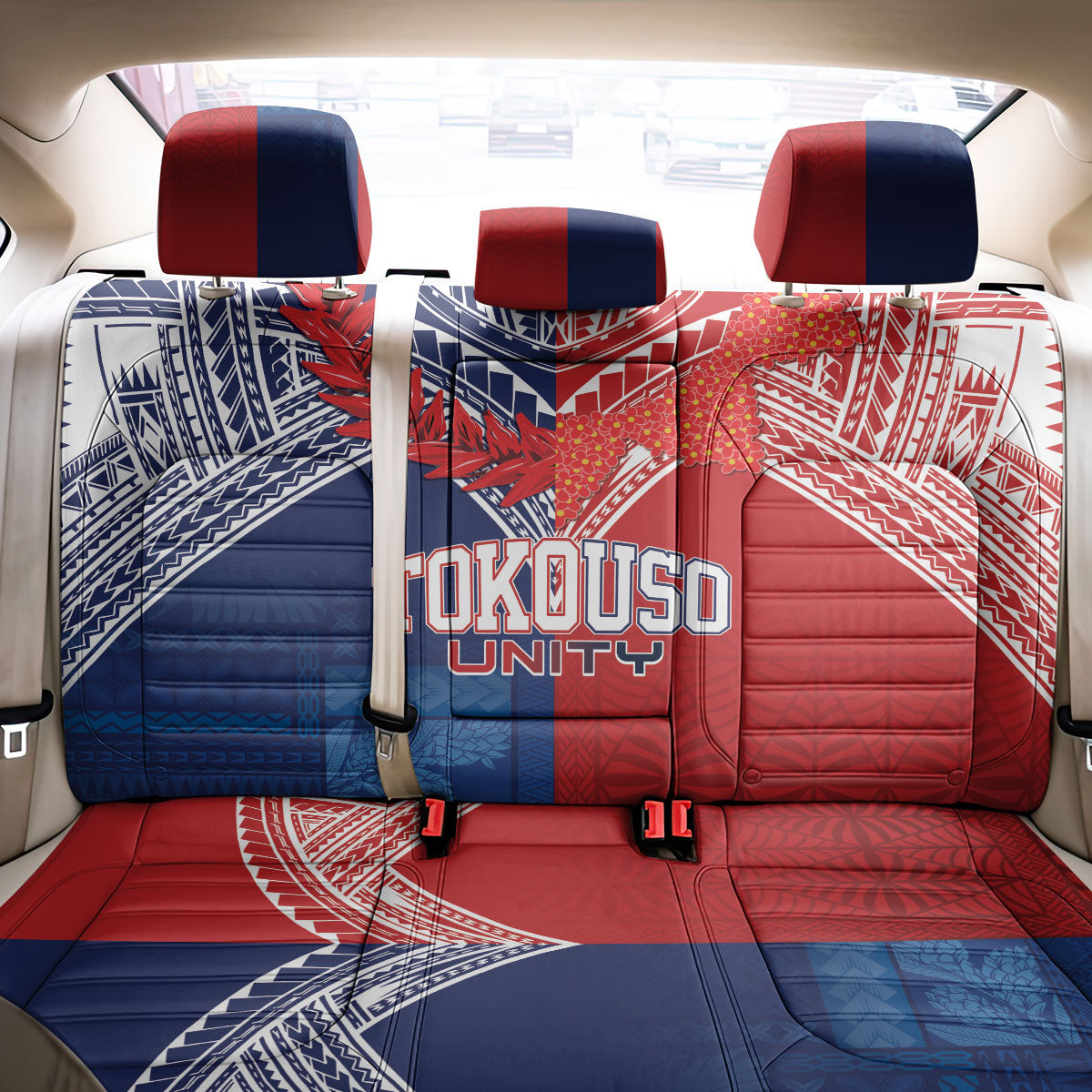 TokoUso Tonga Samoa Brothers Forever Back Car Seat Cover Ulafala and Heilala Unity LT7 - Polynesian Pride