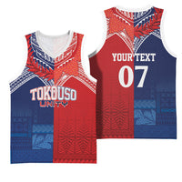 TokoUso Tonga Samoa Brothers Forever Custom Basketball Jersey Ulafala and Heilala Unity LT7 - Polynesian Pride