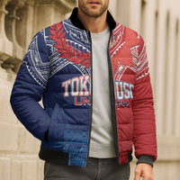 TokoUso Tonga Samoa Brothers Forever Custom Bomber Puffer Jacket Ulafala and Heilala Unity LT7 - Polynesian Pride