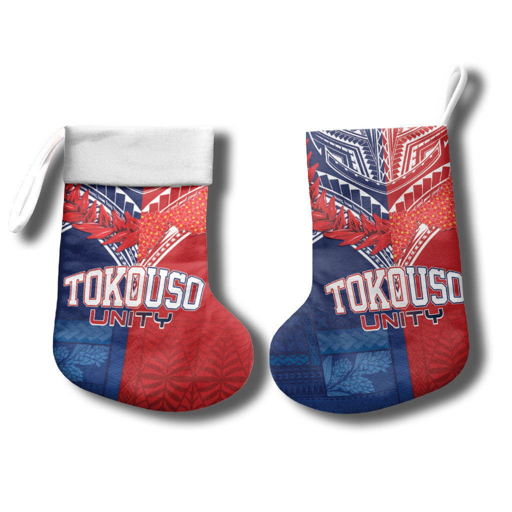 TokoUso Tonga Samoa Brothers Forever Christmas Stocking Ulafala and Heilala Unity LT7 - Polynesian Pride