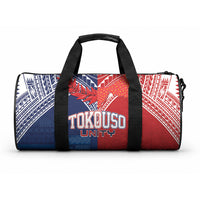 TokoUso Tonga Samoa Brothers Forever Duffle Bag Ulafala and Heilala Unity LT7 One size Red Blue - Polynesian Pride