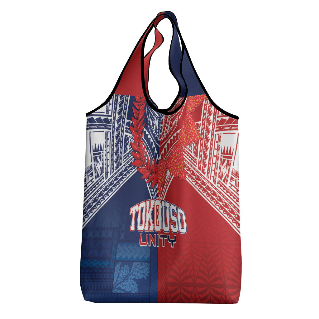 TokoUso Tonga Samoa Brothers Forever Grocery Bag Ulafala and Heilala Unity LT7 - Polynesian Pride