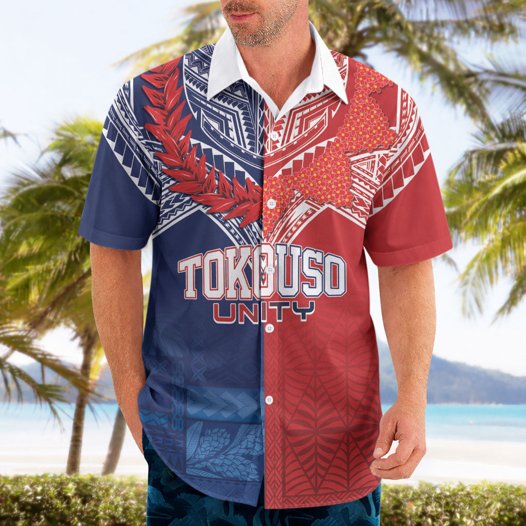 TokoUso Tonga Samoa Brothers Forever Custom Hawaiian Shirt Ulafala and Heilala Unity LT7 - Polynesian Pride