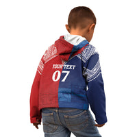 TokoUso Tonga Samoa Brothers Forever Custom Kid Hoodie Ulafala and Heilala Unity LT7 - Polynesian Pride