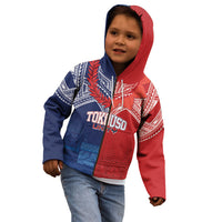 TokoUso Tonga Samoa Brothers Forever Custom Kid Hoodie Ulafala and Heilala Unity LT7 - Polynesian Pride