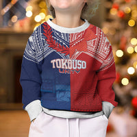 TokoUso Tonga Samoa Brothers Forever Custom Kid Ugly Christmas Sweater Ulafala and Heilala Unity LT7 - Polynesian Pride