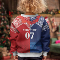 TokoUso Tonga Samoa Brothers Forever Custom Kid Ugly Christmas Sweater Ulafala and Heilala Unity LT7 - Polynesian Pride
