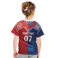 TokoUso Tonga Samoa Brothers Forever Custom Kid T Shirt Ulafala and Heilala Unity LT7 - Polynesian Pride