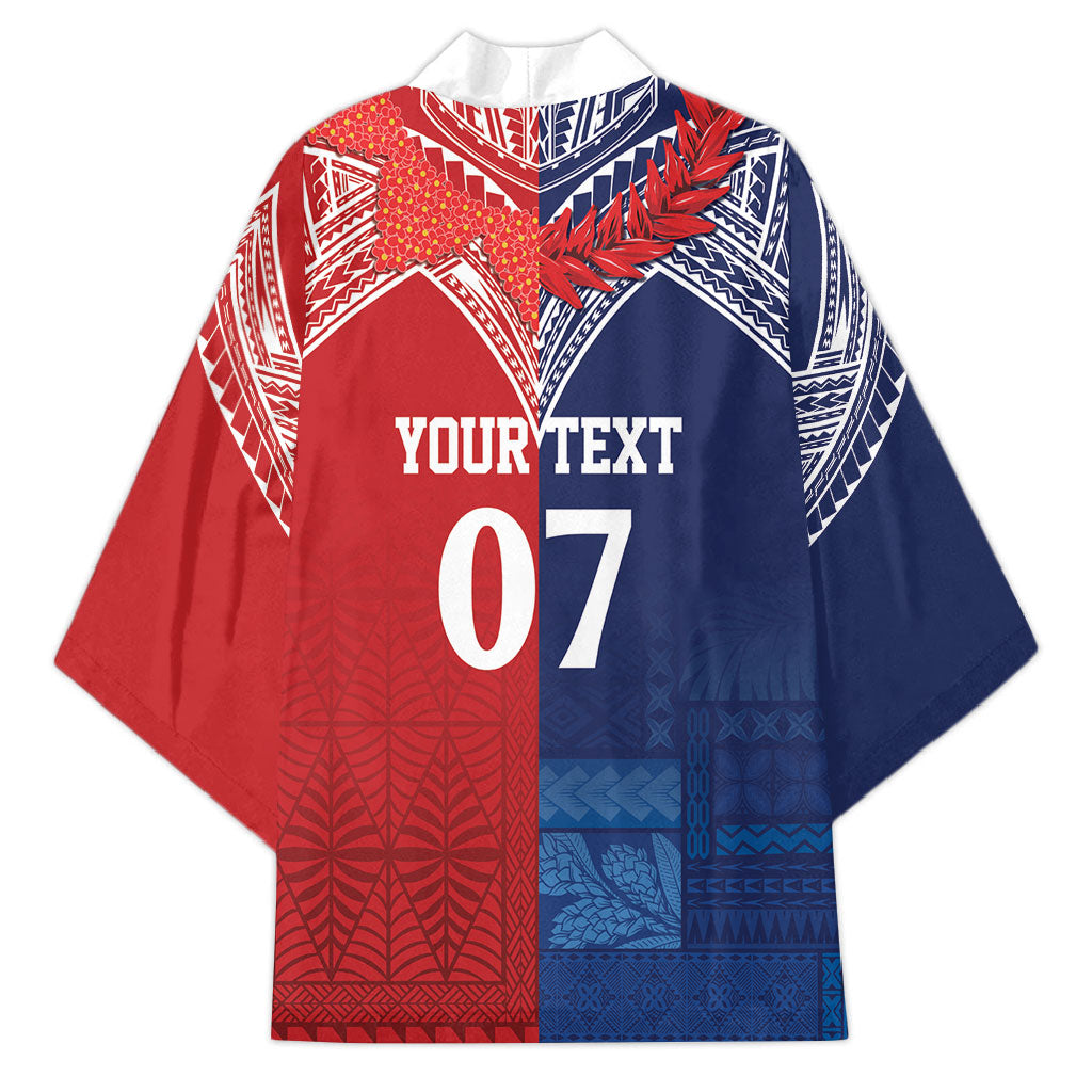 TokoUso Tonga Samoa Brothers Forever Custom Kimono Ulafala and Heilala Unity LT7 - Polynesian Pride