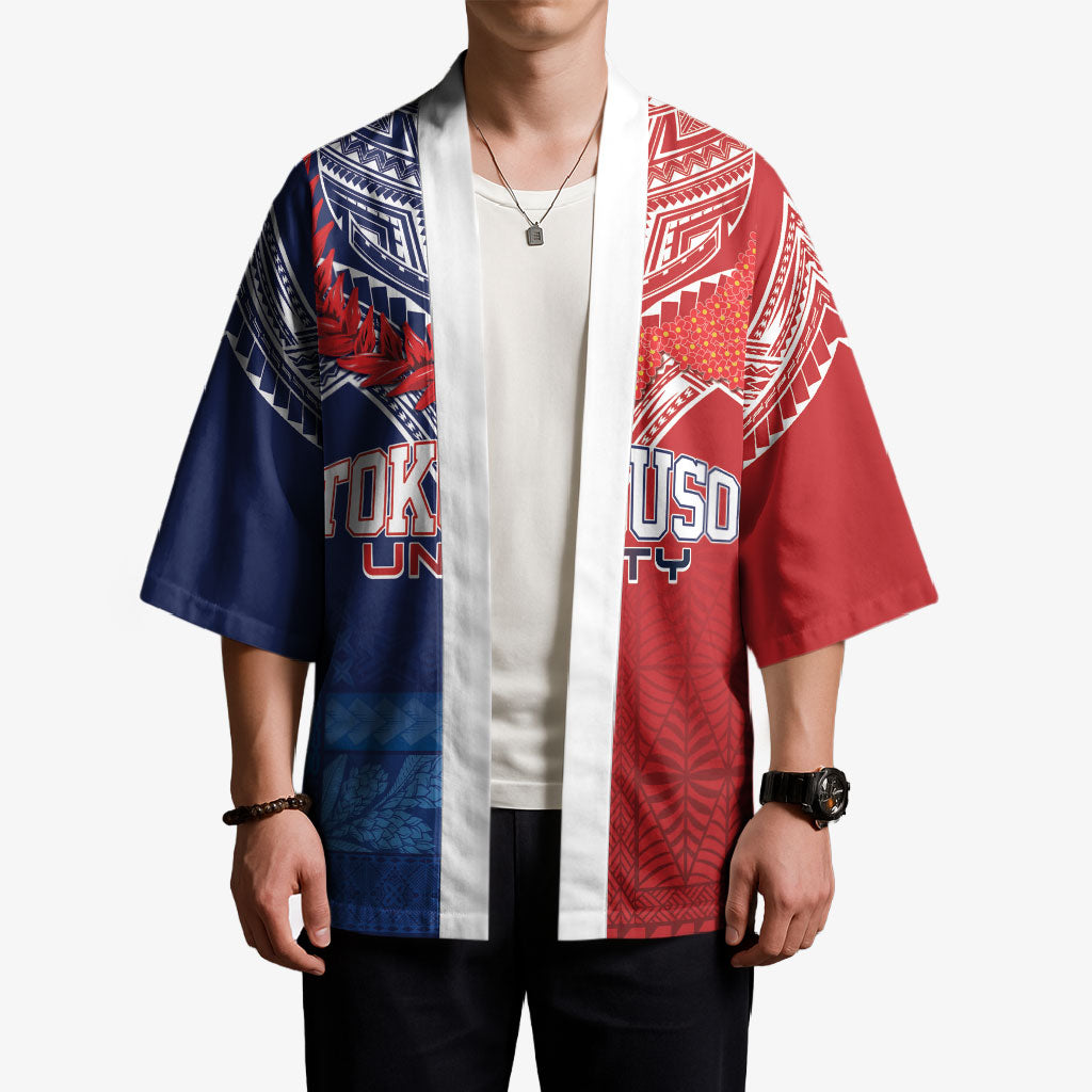 TokoUso Tonga Samoa Brothers Forever Custom Kimono Ulafala and Heilala Unity LT7 - Polynesian Pride