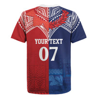 TokoUso Tonga Samoa Brothers Forever Custom Rugby Jersey Ulafala and Heilala Unity LT7 - Polynesian Pride