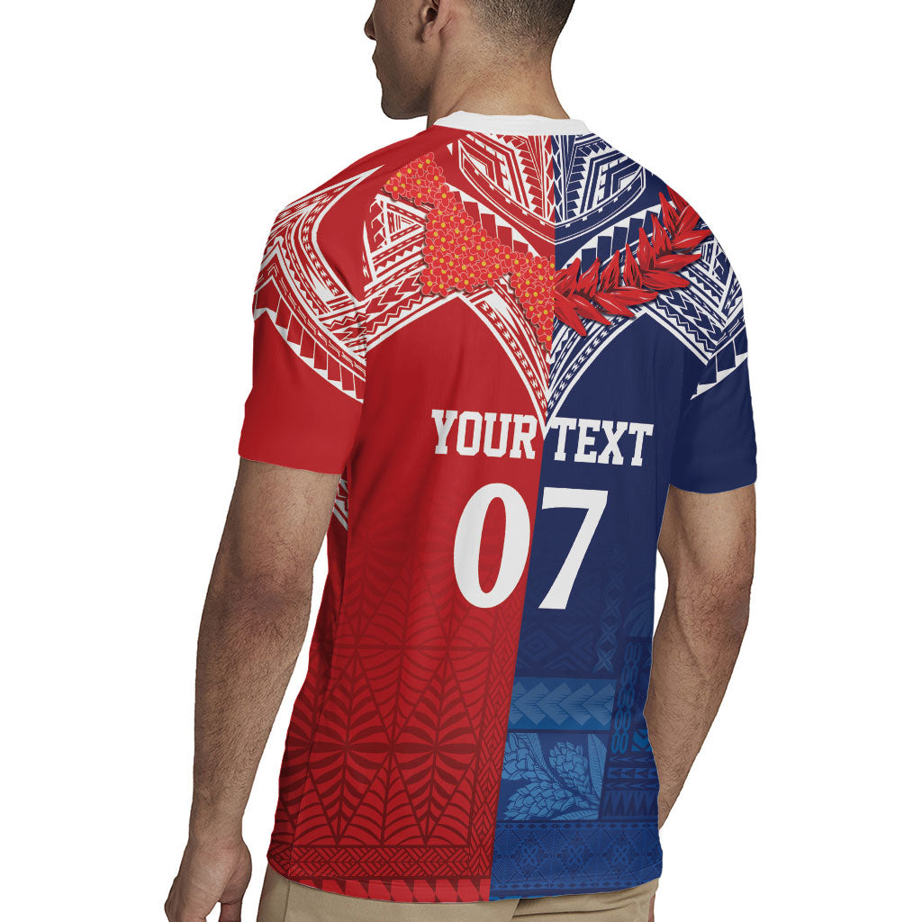 TokoUso Tonga Samoa Brothers Forever Custom Rugby Jersey Ulafala and Heilala Unity LT7 - Polynesian Pride