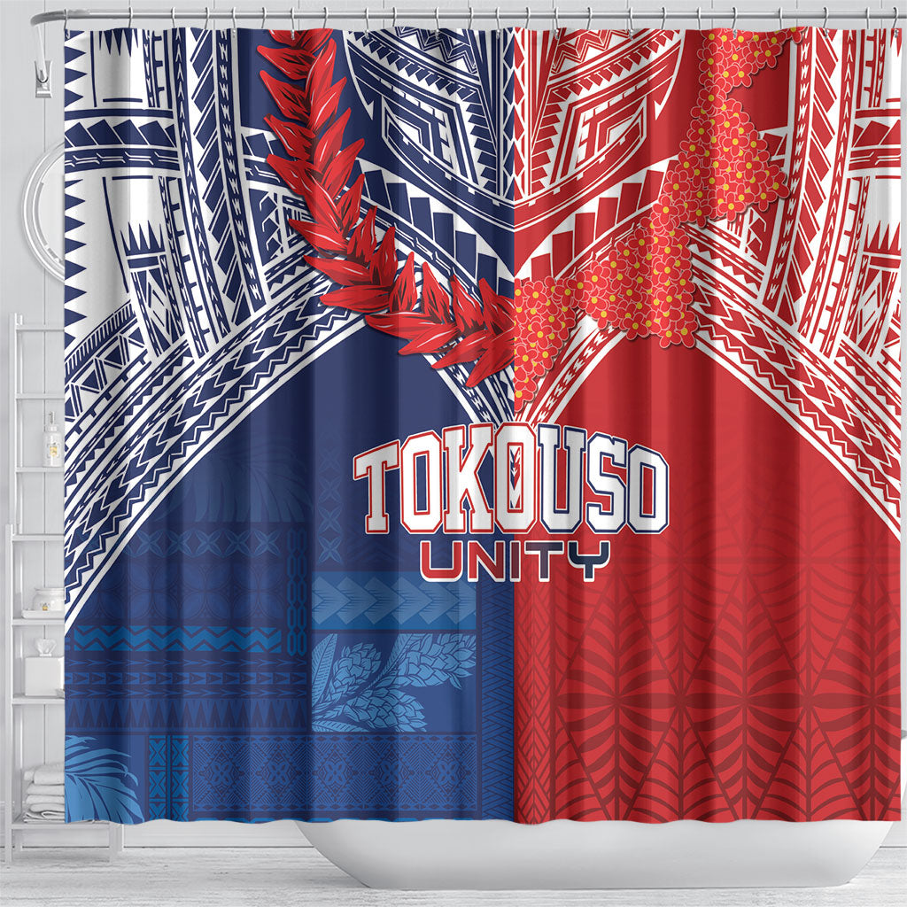 TokoUso Tonga Samoa Brothers Forever Shower Curtain Ulafala and Heilala Unity LT7 - Polynesian Pride