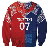 TokoUso Tonga Samoa Brothers Forever Custom Sweatshirt Ulafala and Heilala Unity LT7 - Polynesian Pride