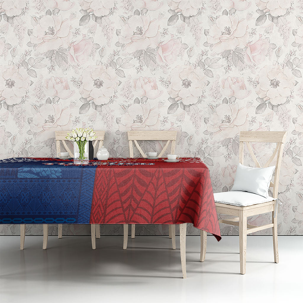 TokoUso Tonga Samoa Brothers Forever Tablecloth Ulafala and Heilala Unity LT7 - Polynesian Pride