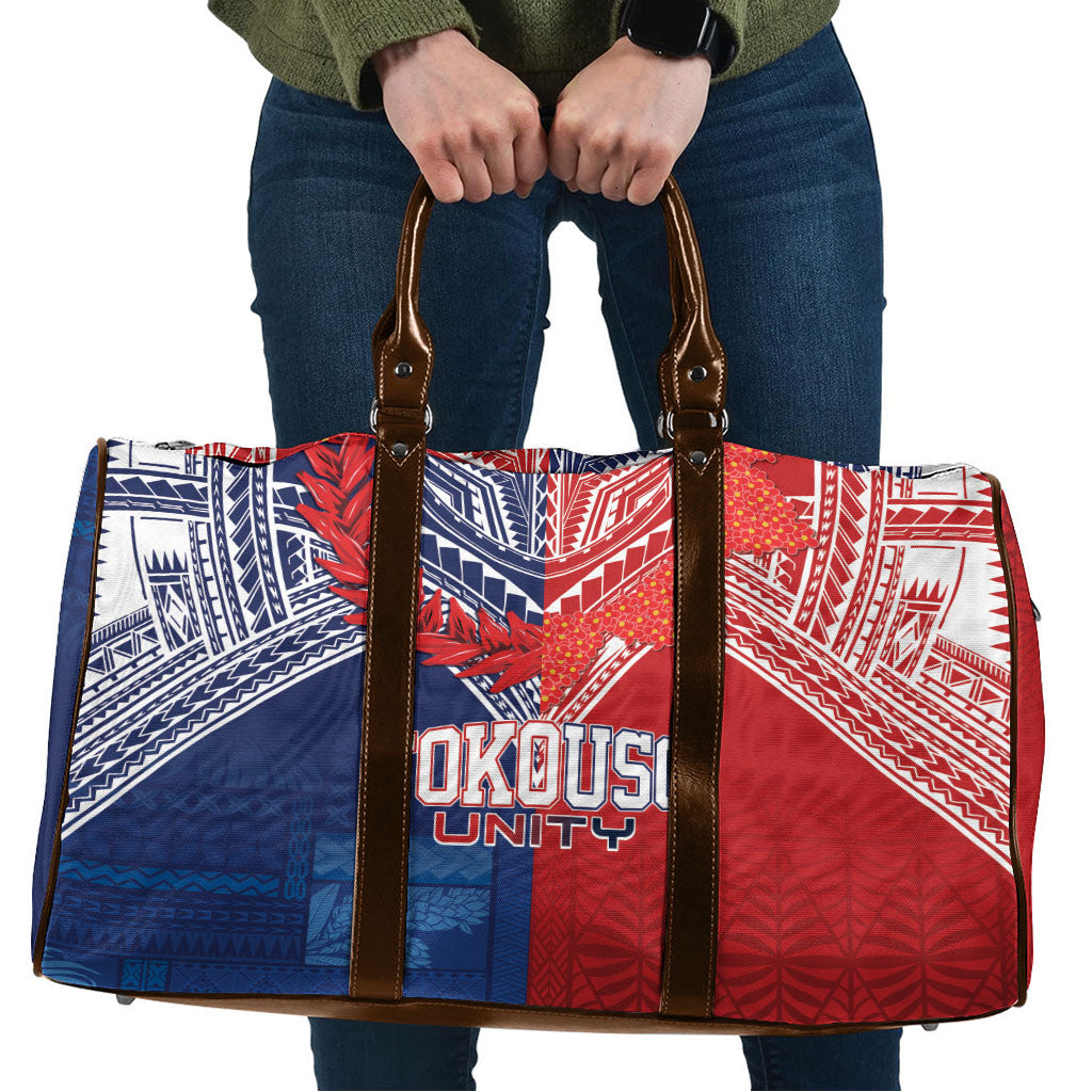 TokoUso Tonga Samoa Brothers Forever Travel Bag Ulafala and Heilala Unity