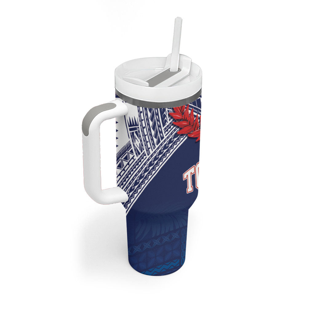 TokoUso Tonga Samoa Brothers Forever Tumbler With Handle Ulafala and Heilala Unity