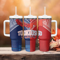 TokoUso Tonga Samoa Brothers Forever Tumbler With Handle Ulafala and Heilala Unity
