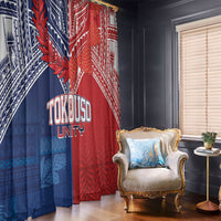TokoUso Tonga Samoa Brothers Forever Window Curtain Ulafala and Heilala Unity LT7 - Polynesian Pride