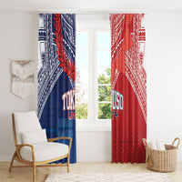 TokoUso Tonga Samoa Brothers Forever Window Curtain Ulafala and Heilala Unity LT7 - Polynesian Pride