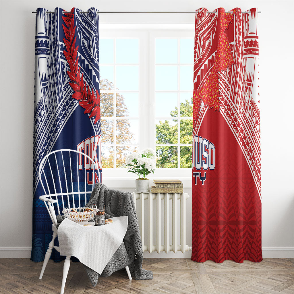 TokoUso Tonga Samoa Brothers Forever Window Curtain Ulafala and Heilala Unity LT7 - Polynesian Pride