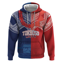TokoUso Tonga Samoa Brothers Forever Custom Zip Hoodie Ulafala and Heilala Unity