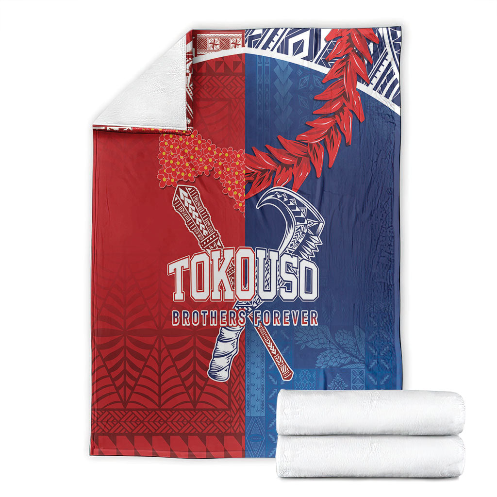 TokoUso Tonga and Samoa Blanket Warriors War Clubs LT7 - Polynesian Pride