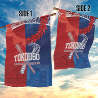 TokoUso Tonga and Samoa Garden Flag Warriors War Clubs LT7 - Polynesian Pride