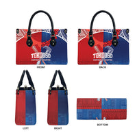 TokoUso Tonga and Samoa Leather Bag Warriors War Clubs