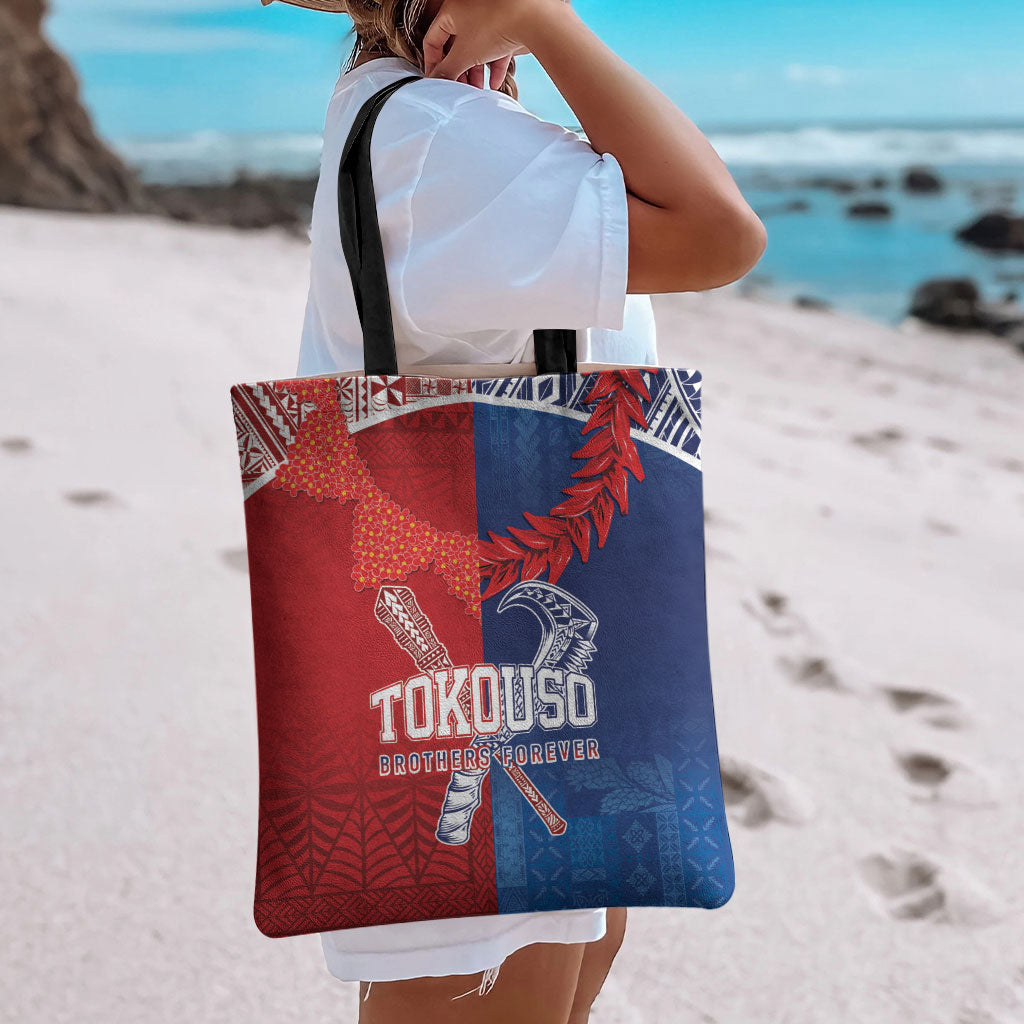 TokoUso Tonga and Samoa Tote Bag Warriors War Clubs LT7 - Polynesian Pride
