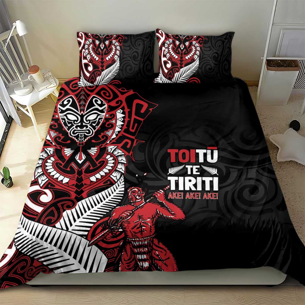 Aotearoa Toitu Te Tiriti Bedding Set Whakairo Wheku LT7 - Polynesian Pride