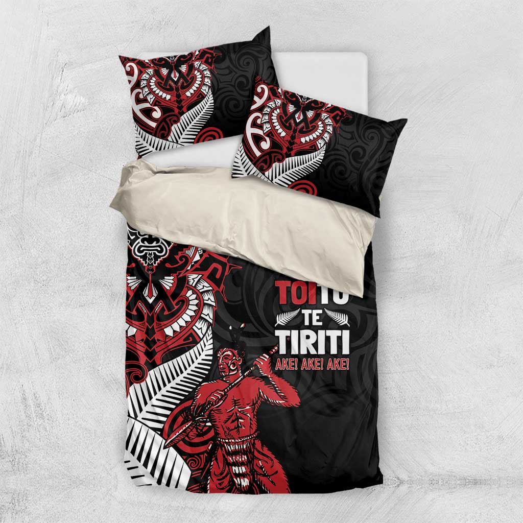 Aotearoa Toitu Te Tiriti Bedding Set Whakairo Wheku LT7 US Twin 172cm x 218cm Black - Polynesian Pride