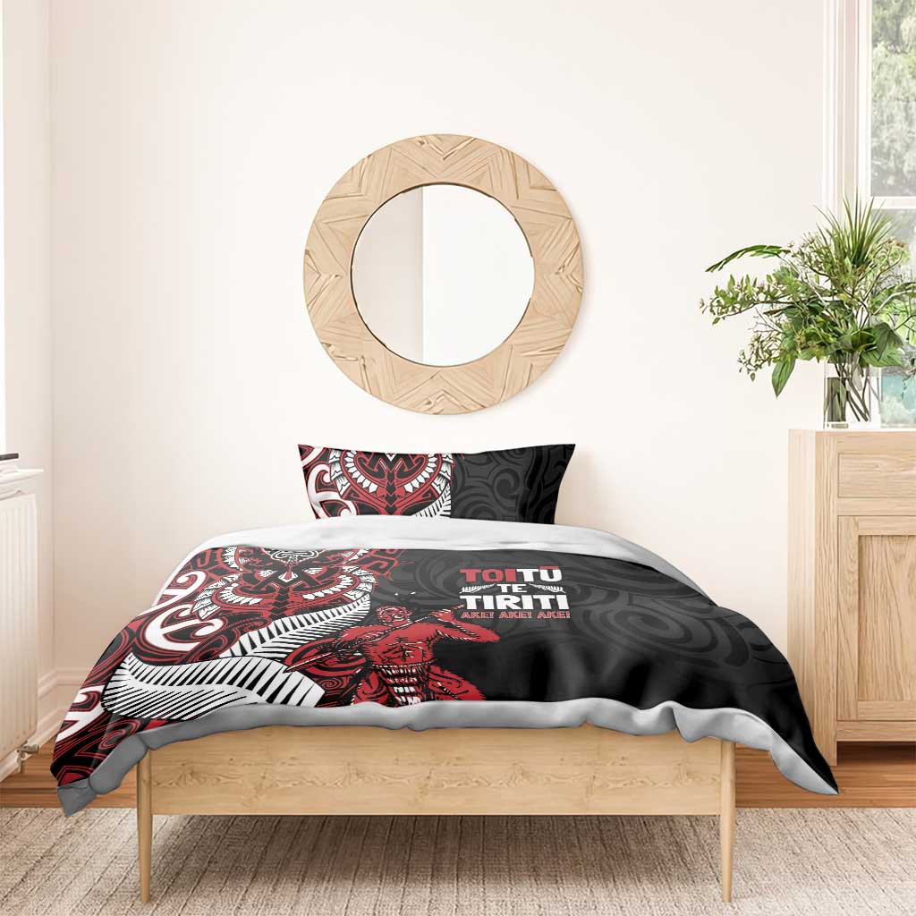 Aotearoa Toitu Te Tiriti Bedding Set Whakairo Wheku LT7 - Polynesian Pride