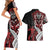 Aotearoa Toitu Te Tiriti Couples Matching Short Sleeve Bodycon Dress and Hawaiian Shirt Whakairo Wheku