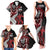 Aotearoa Toitu Te Tiriti Family Matching Tank Maxi Dress and Hawaiian Shirt Whakairo Wheku