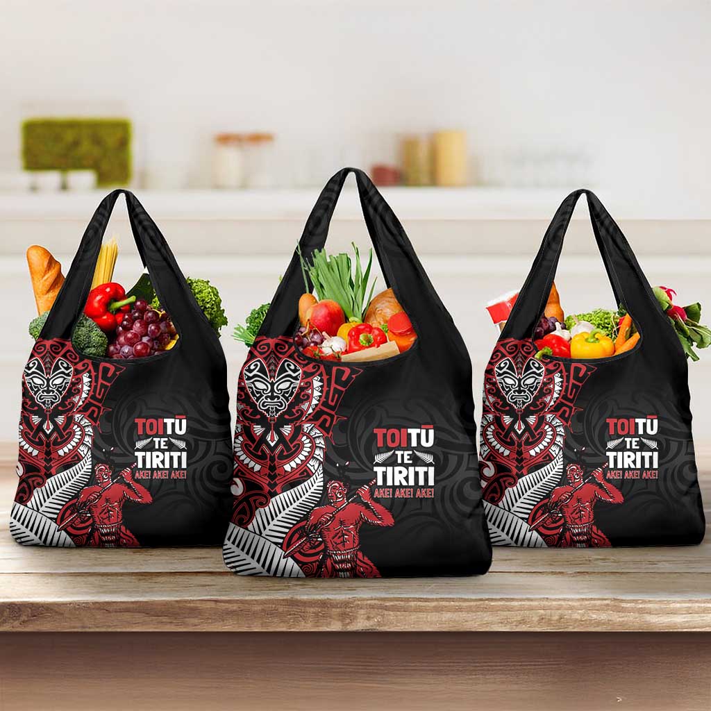 Aotearoa Toitu Te Tiriti Grocery Bag Whakairo Wheku