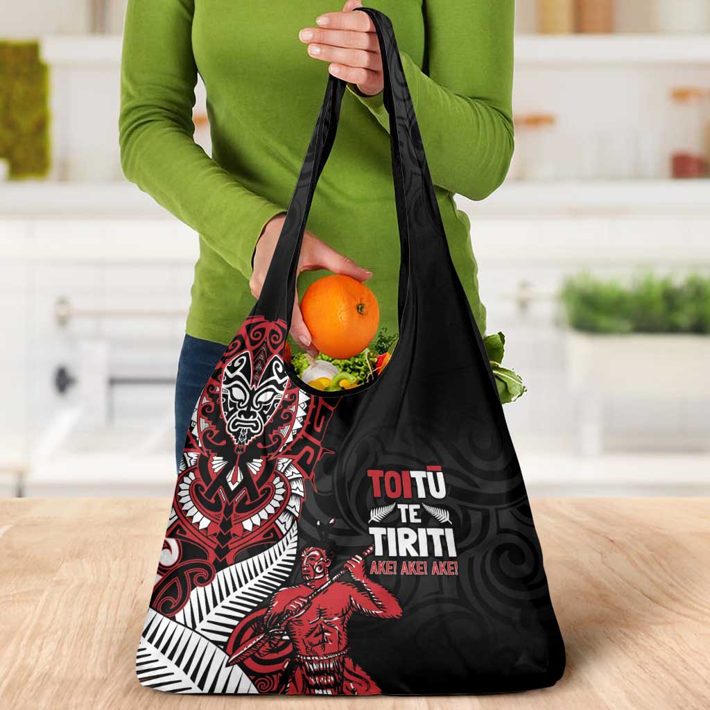 Aotearoa Toitu Te Tiriti Grocery Bag Whakairo Wheku