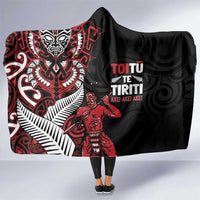 Aotearoa Toitu Te Tiriti Hooded Blanket Whakairo Wheku